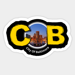 CITY OF BALTIMORE DESIGN Sticker